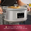 image:imageCrockPot 7Quart Cook amp Carry Slow Cooker with Sous Vide Function FamilySized Slow Cooker Warms up to 30 Hours Modern Digital Display TravelProof Locking Lid amp Removable Temperature Probe