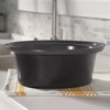 image:imageCrockPot 7Quart Manual Slow Cooker Family Size Serves 8 People amp Fits 6lb Roast Removable Stoneware with Warming Setting Dishwasher Safe for Easy Cleanup CharcoalCharcoal