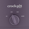 image:imageCrockPot 7Quart Manual Slow Cooker Family Size Serves 8 People amp Fits 6lb Roast Removable Stoneware with Warming Setting Dishwasher Safe for Easy Cleanup CharcoalPurple Potato
