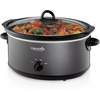 image:imageCrockPot 7Quart Manual Slow Cooker Family Size Serves 8 People amp Fits 6lb Roast Removable Stoneware with Warming Setting Dishwasher Safe for Easy Cleanup CharcoalCharcoal