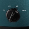 image:imageCrockPot 7Quart Manual Slow Cooker Family Size Serves 8 People amp Fits 6lb Roast Removable Stoneware with Warming Setting Dishwasher Safe for Easy Cleanup CharcoalTurquoise