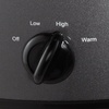 image:imageCrockPot 7Quart Manual Slow Cooker Family Size Serves 8 People amp Fits 6lb Roast Removable Stoneware with Warming Setting Dishwasher Safe for Easy Cleanup CharcoalCharcoal
