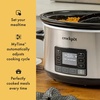 image:imageCrockPot 7Quart Slow Cooker Portable Programmable with Timer Locking Lid Stainless Steel an Essential Kitchen Appliance Perfect for Families and GatheringsSlow Cooker