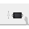 image:imageCrockPot Artisan 13 Enameled Cast Iron Lasagna Pan  Matte Linen White Durable Oven Safe BakewarePreseasoned