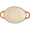 image:imageCrockPot Artisan Oval Enameled Cast Iron Dutch Oven 7Quart Scarlet RedSunset Orange