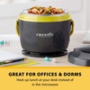 image:imageCrockPot Electric Lunch Box Portable Food Warmer for OntheGo 20Ounce GreyLime