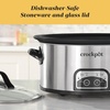 image:imageCrockPot Large 8Quart Programmable Slow Cooker with Auto Warm Setting Black Stainless SteelStainless Steel