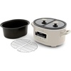 image:imageCrockPot MultiMeal Multicooker and Programmable Slow Cooker with Bake Function Create 2 Dishes Simultaneously Two 37qt Nonstick Pots Feed 8 People DishwasherSafe8qt Nonstick Pot