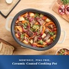 image:imageCrockPot MultiMeal Multicooker and Programmable Slow Cooker with Bake Function Create 2 Dishes Simultaneously Two 37qt Nonstick Pots Feed 8 People DishwasherSafe8qt Nonstick Pot