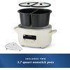 image:imageCrockPot MultiMeal Multicooker and Programmable Slow Cooker with Bake Function Create 2 Dishes Simultaneously Two 37qt Nonstick Pots Feed 8 People DishwasherSafeMulticooker