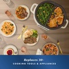 image:imageCrockPot MultiMeal Multicooker and Programmable Slow Cooker with Bake Function Create 2 Dishes Simultaneously Two 37qt Nonstick Pots Feed 8 People DishwasherSafeMulticooker