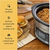 image:imageCrockPot MyTime Technology 6 Quart Programmable Slow Cooker and Food Warmer with Digital Timer Stainless Steel 2137020