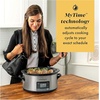 image:imageCrockPot MyTime Technology 6 Quart Programmable Slow Cooker and Food Warmer with Digital Timer Stainless Steel 2137020