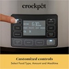 image:imageCrockPot MyTime Technology 6 Quart Programmable Slow Cooker and Food Warmer with Digital Timer Stainless Steel 2137020