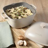 image:imageCrockPot Northvale Cast Aluminum Lightweight Durable 52 Quart Heavy Duty Dutch Oven Pot With Lid Oven Safe Dual Handles  Matte Linen WhiteMatte Linen White