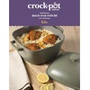 image:imageCrockPot Northvale Cast Aluminum Lightweight Durable 52 Quart Heavy Duty Dutch Oven Pot With Lid Oven Safe Dual Handles  Matte Linen WhiteMatte Sage Green