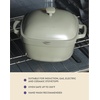 image:imageCrockPot Northvale Cast Aluminum Lightweight Durable 52 Quart Heavy Duty Dutch Oven Pot With Lid Oven Safe Dual Handles  Matte Linen WhiteMatte Sage Green