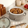 image:imageCrockPot SCCPVL600S Cook N Carry 6Quart Oval Manual Portable Slow Cooker SilverAlpaca Brown