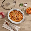 image:imageCrockPot SCCPVL600S Cook N Carry 6Quart Oval Manual Portable Slow Cooker SilverAlpaca Brown