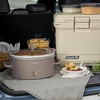 image:imageCrockPot SCCPVL600S Cook N Carry 6Quart Oval Manual Portable Slow Cooker SilverAlpaca Brown