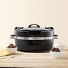 image:imageCrockPot Thermoshield Slow Cooker with Easy Carry Handles  6 Quart Manual Slow Cooker Black