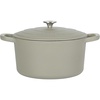 image:imageCrock Pot Artisan 5 Quart Enameled Cast Iron Round Dutch Oven RedMatte Green