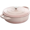 image:imageCrock Pot Artisan Enameled Cast Iron Braiser WLid 5Quart AquaBlush Pink
