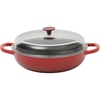 Red w/ Glass Lid