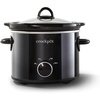 image:imageCrockPot 3Quart Manual Slow Cooker Serves 3 People Great for Small Meals Dips amp Sides Removable Stoneware is Oven amp DishwasherSafe Stainless Steel2Quart