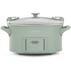 image:imageCrockPot 6 Quart Cook amp Carry Programmable Slow Cooker with Digital Timer Stainless Steel CPSCVC60LLS pack of 1Desert Sage Green
