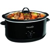 image:imageCrockPot 7Quart Manual Slow Cooker Family Size Serves 8 People amp Fits 6lb Roast Removable Stoneware with Warming Setting Dishwasher Safe for Easy Cleanup CharcoalBlack