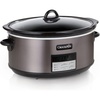 image:imageCrockPot Large 8Quart Programmable Slow Cooker with Auto Warm Setting Black Stainless SteelBlack