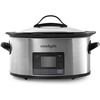image:imageCrockPot MyTime Technology 6 Quart Programmable Slow Cooker and Food Warmer with Digital Timer Stainless Steel 2137020