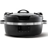 image:imageCrockPot Thermoshield Slow Cooker with Easy Carry Handles  6 Quart Manual Slow Cooker Black