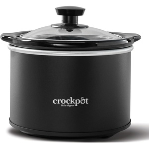 image:imageCrockPot 15Quart Slow Cooker PersonalSize Slow Cooker for Dips Sauces Appetizers amp Meals Removable DishwasherSafe Stoneware BlackBlack