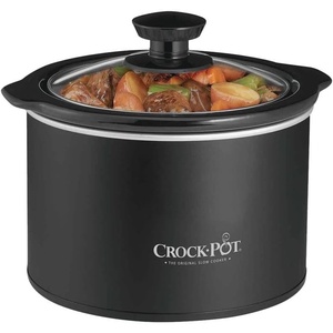 image:imageCrockPot 15Quart Slow Cooker PersonalSize Slow Cooker for Dips Sauces Appetizers amp Meals Removable DishwasherSafe Stoneware BlackWhite