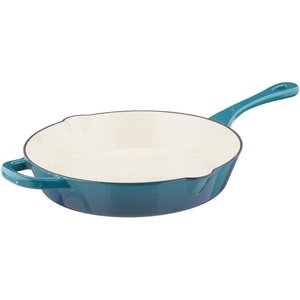 image:imageCrockPot 3Quart European Enameled Cast Iron Saucepan with Lid  Gradient Red Durable Oven Safe CookwareTeal