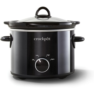 image:imageCrockPot 3Quart Manual Slow Cooker Serves 3 People Great for Small Meals Dips amp Sides Removable Stoneware is Oven amp DishwasherSafe Stainless Steel2Quart
