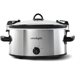 image:imageCrockPot SCCPVL600S Cook N Carry 6Quart Oval Manual Portable Slow Cooker SilverStainless